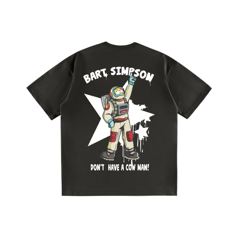 The Simpsons Drop Shoulder Sleeve T Shirt Unisex-8