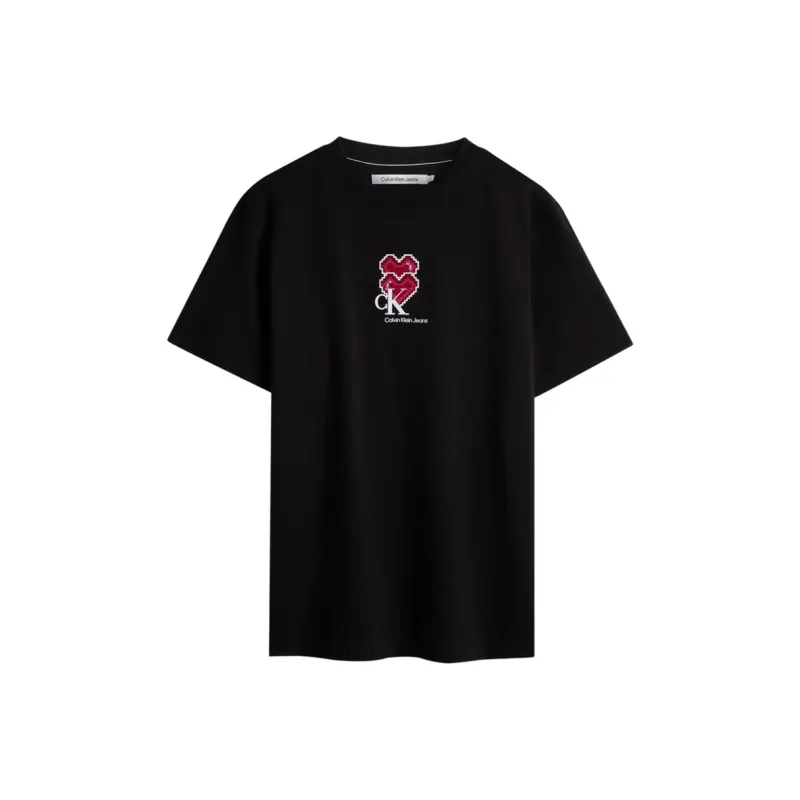 CALVIN KLEIN T Shirt Unisex Space Black-0