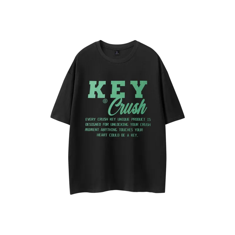 CRUSH KEY SS24 Drop Shoulder Sleeve T Shirt Unisex-8