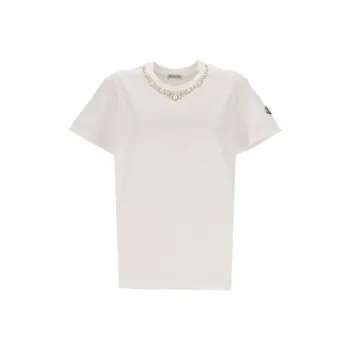Moncler 1952 Logo Printed Crewneck T Shirt