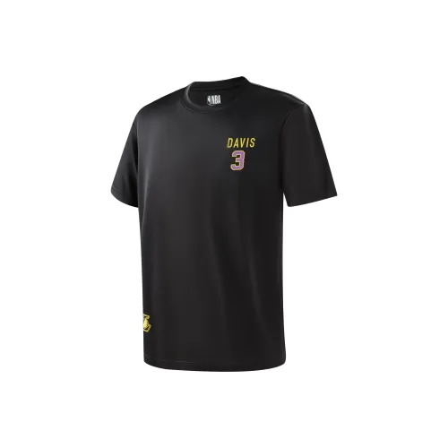 NBA Player Number Series T Shirt Unisex Black