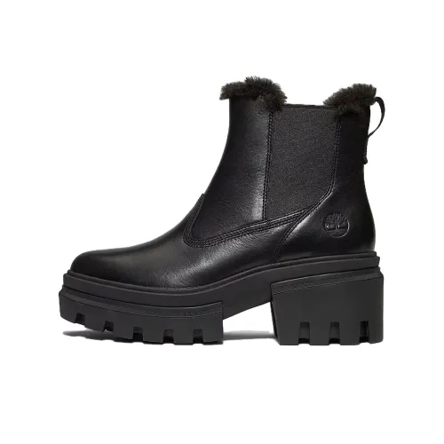 Timberland Everleigh Short Chelsea Boots Women's Black