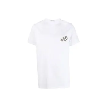 Moncler Logo Patch Crewneck T Shirt
