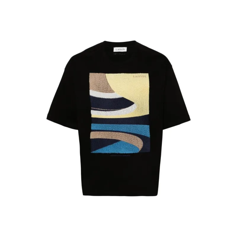 Lanvin Embroidered Oversized T Shirt-0