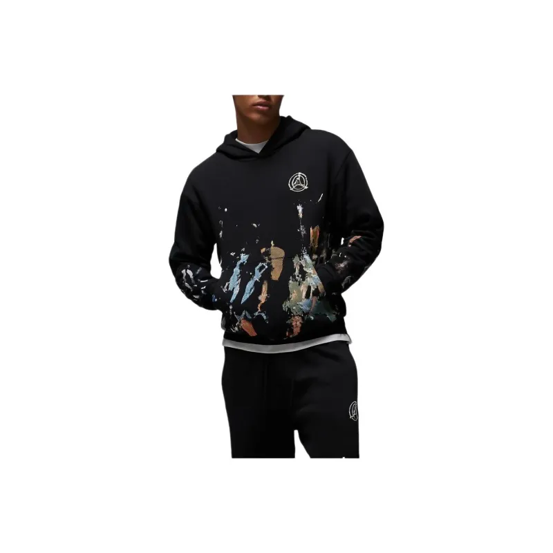 Jordan Sweatshirts Men Black-3