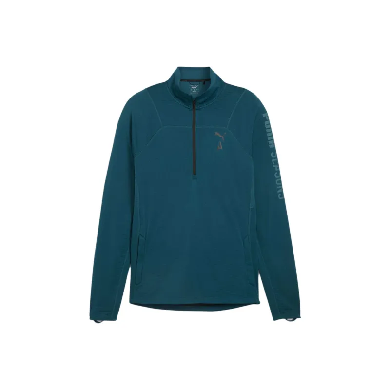 PUMA SEASONS Long Sleeve Men's Running Shirt T-Shirt Men's Blue-0
