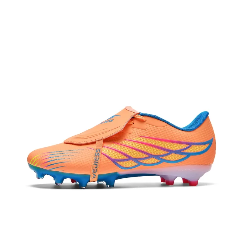 QIUTEXIONG FG Firm Ground Soft Ground, Artificial Ground, Natural Ground Slip Resistant Coverage Soccer Shoes Unisex-21