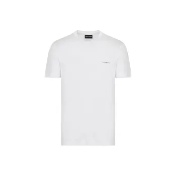 EMPORIO ARMANI Asv Lyocell Blend Jersey T shirt With Micro Logo Lettering
