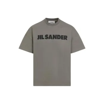 JIL SANDER Logo Printed Crewneck T Shirt
