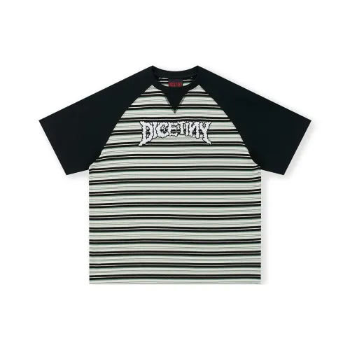 DICETINY T-Shirt Unisex Black Gray Color