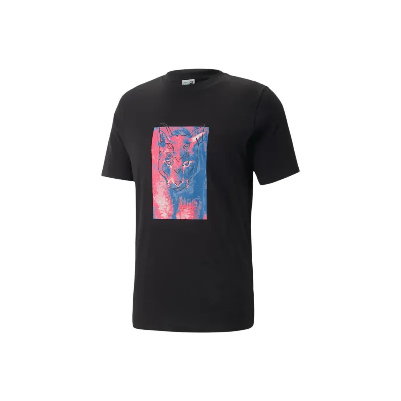 PUMA T Shirts Men Black-0