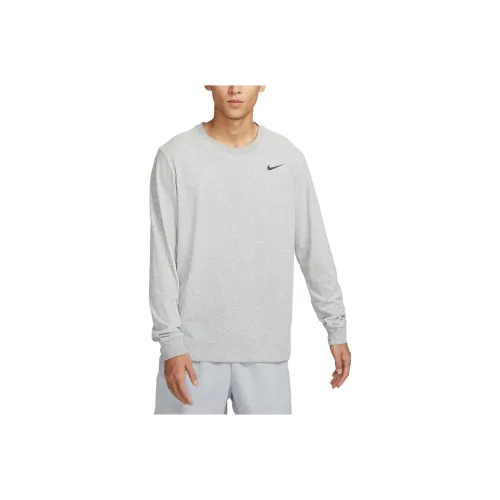 Nike T Shirts Men Toned Dark Gray
