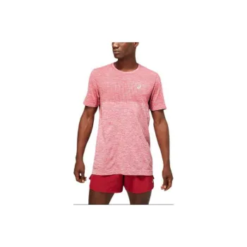 Asics Race Seamless Short Sleeve T-Shirt Men's Burgundy