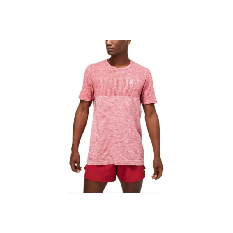 Asics Race Seamless Short Sleeve T-Shirt Men's Burgundy-0