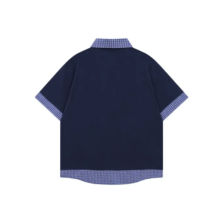 DOKZB T Shirt Women's Navy Blue-1