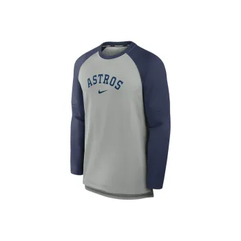 Nike Houston Astros Authentic Collection Game Time Men's Nike Breathe Mlb Long-Sleeve T-Shirt
