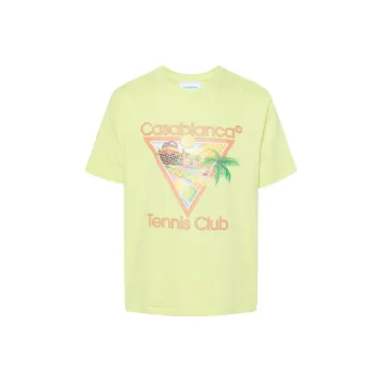 CASABLANCA Afro Cubism Tennis Club T shirt