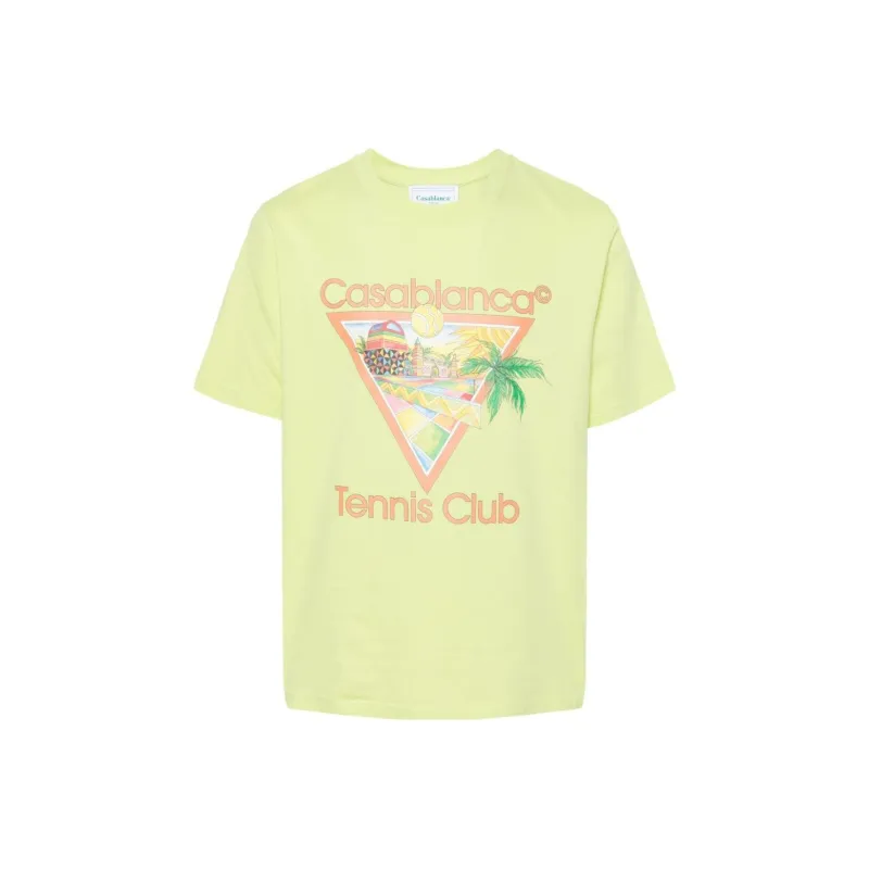 CASABLANCA Afro Cubism Tennis Club T shirt-0