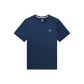 Dark Blue Floral Gauze