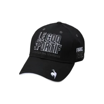 Le Coq Sportif Cotton, Polyester Baseball Caps Unisex Black