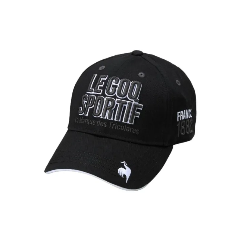 Le Coq Sportif Cotton, Polyester Baseball Caps Unisex Black-0