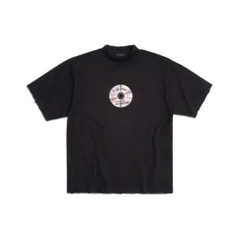 Balenciaga T Shirt Unisex Black Regular Fit