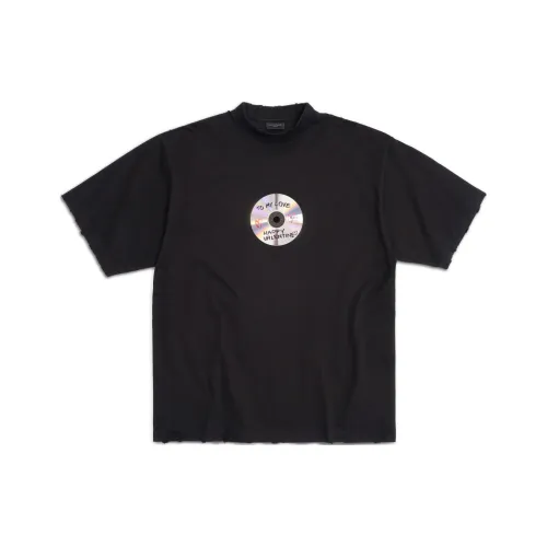 Balenciaga T Shirt Unisex Black Regular Fit