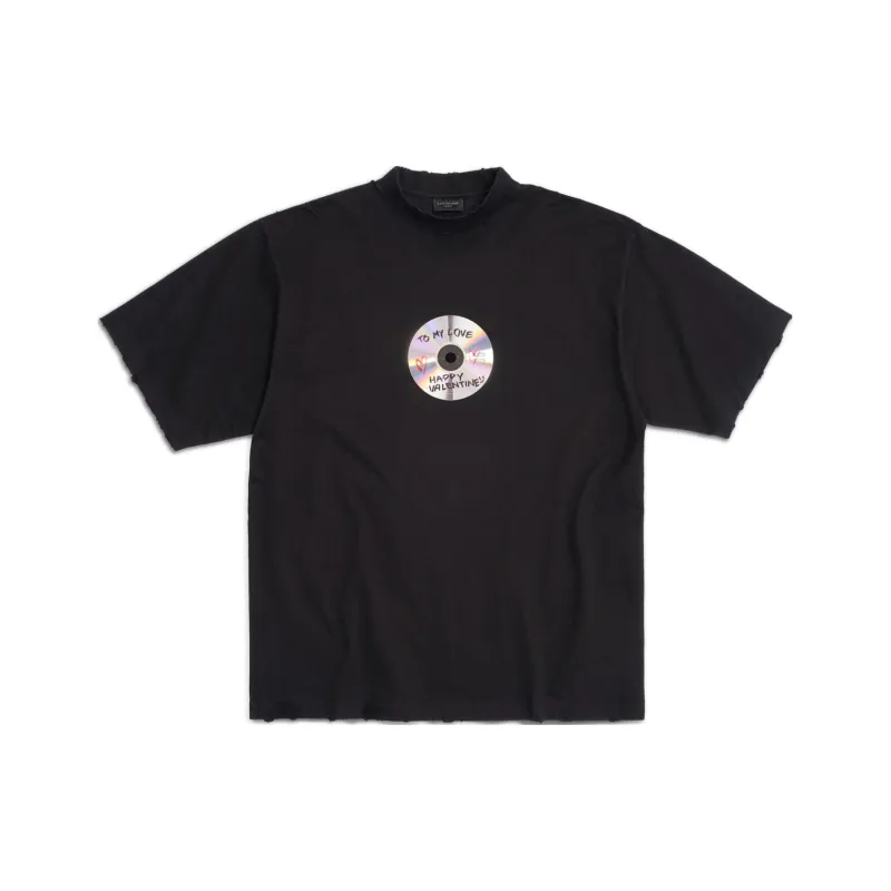 Balenciaga T Shirt Unisex Black Regular Fit-0