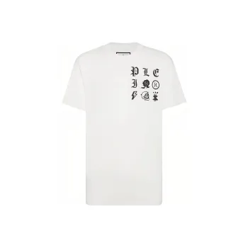 PHILIPP PLEIN Gothic Plein Logo print T shirt