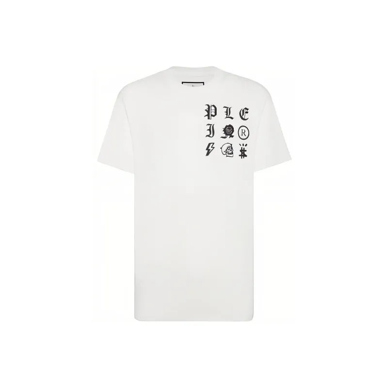 PHILIPP PLEIN Gothic Plein Logo print T shirt-0