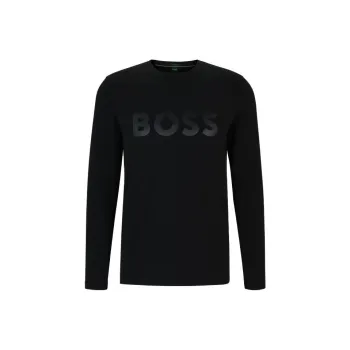 HUGO BOSS Logo print Long sleeve T shirt