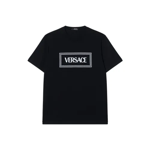 VERSACE Embroidered Logo Compact T Shirt