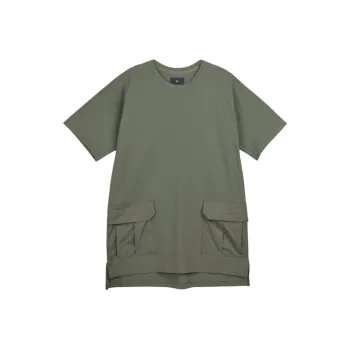 Y-3 Crepe Jersey Short Sleeve Pocket Tee T-Shirt Unisex Green