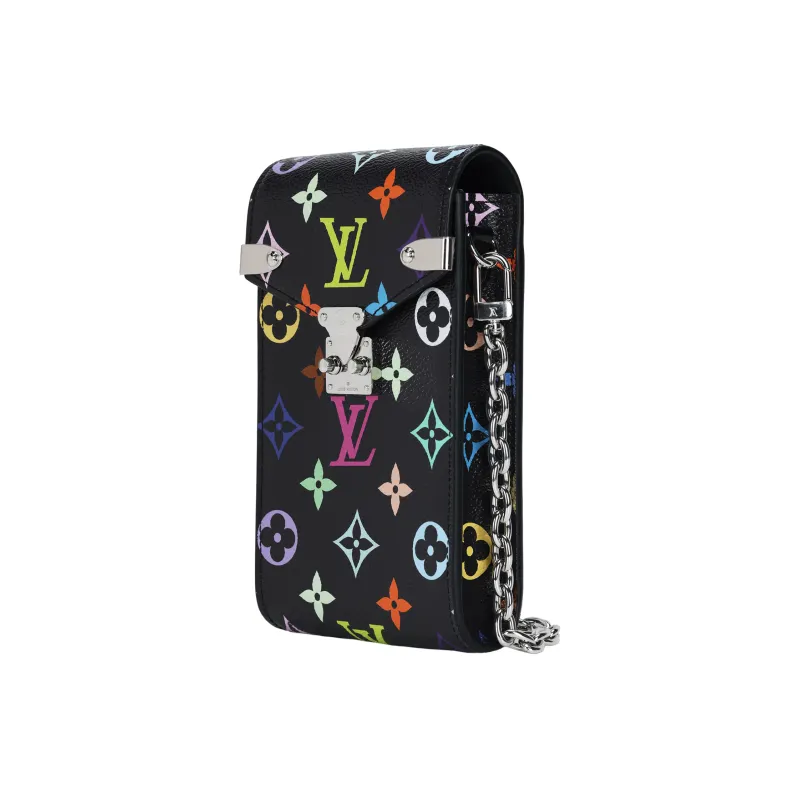 LOUIS VUITTON X Takashi Murakami Phone Pouch Metis Black Multicolored-1