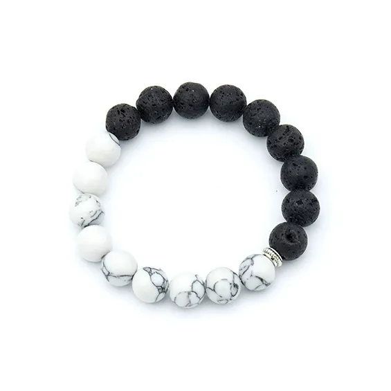 LuluCanaan Volcanic Stone Bracelets Unisex-0