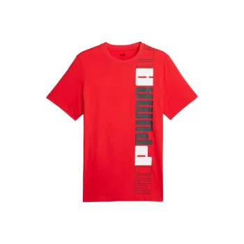 PUMA ESS+ LOGO LAB Men's Tee T-Shirt Men's Red