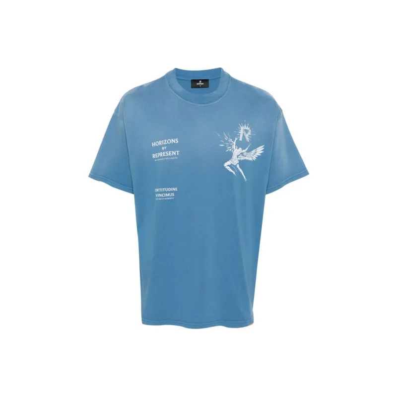 REPRESENT T Shirt Men's Sky Blue-0