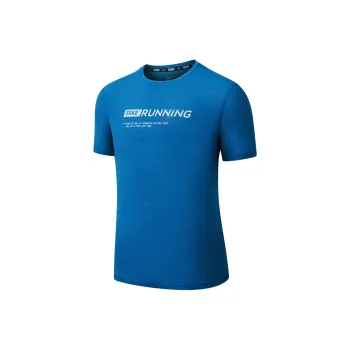 Erke Sports Collection Sports Life Collection T Shirt Men's Spring Ice Blue