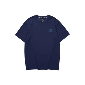 Skechers Colorful T Shirts Unisex Marine Blue/00DU