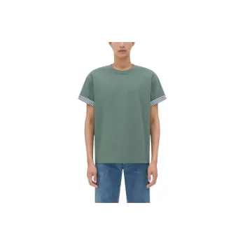Bottega Veneta Double Layer Striped Crewneck T Shirt