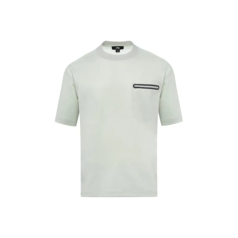 LI NING 1990 Commuter Series T Shirt Men's Ice Cream Green-0