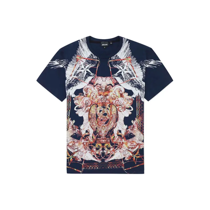 Just Cavalli T Shirt Men's Blue-0