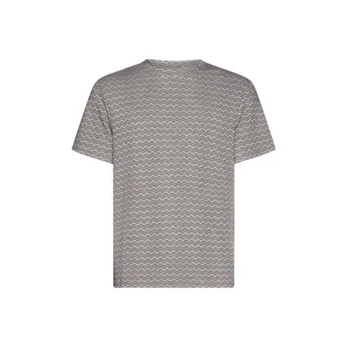 GIORGIO ARMANI Graphic print Round neck T shirt