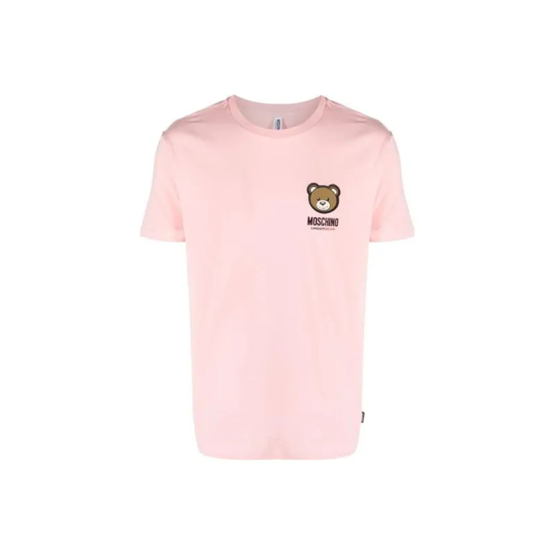 MOSCHINO T Shirts Men Pink-0