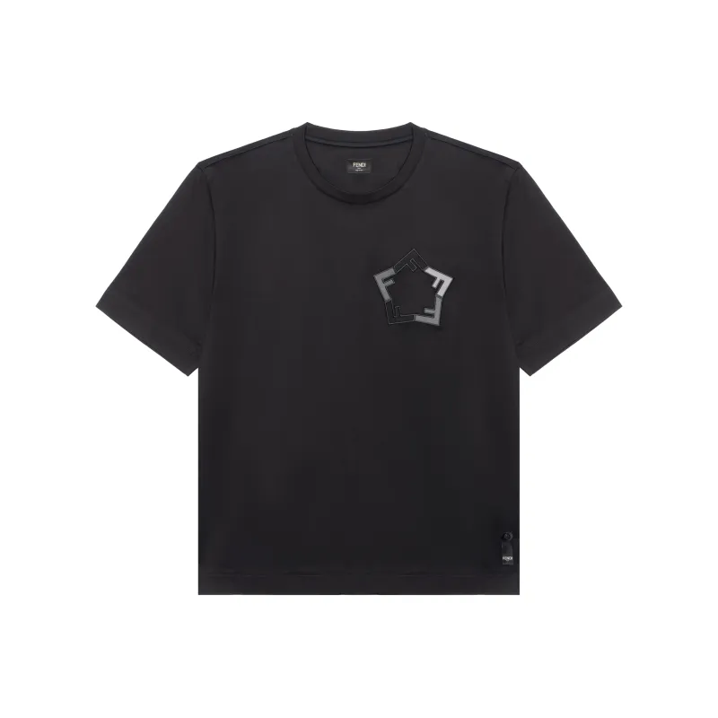 FENDI T Shirts Men Black-0