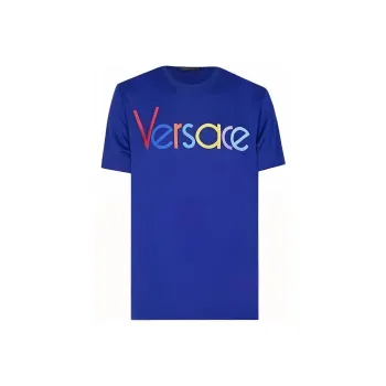 VERSACE T Shirts Men Blue