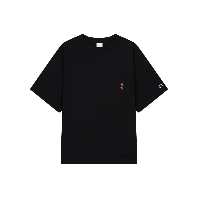 Champion Short Sleeved T Shirts Unisex Japan Version-5