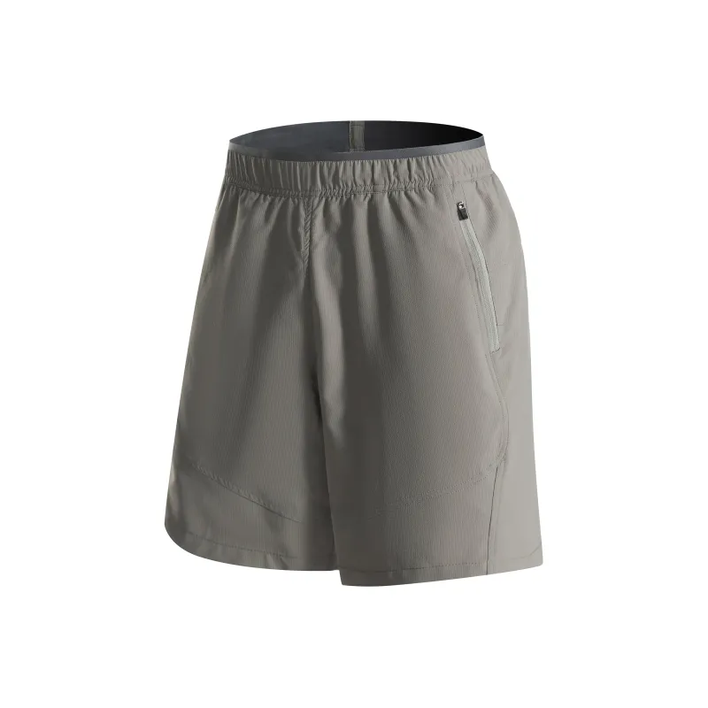 Casual Moisture Absorption Quick Dry Breathable Zip Pocket Self Storing Shorts Unisex-4