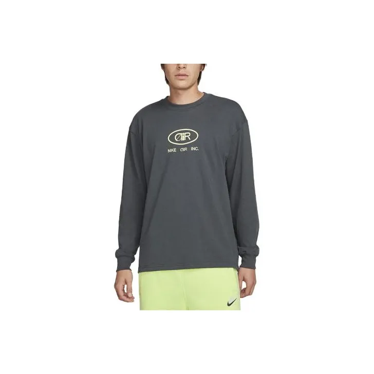 Nike T-Shirts Men Anthracite-0