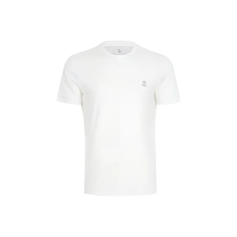 Brunello Cucinelli T Shirts Men White-0